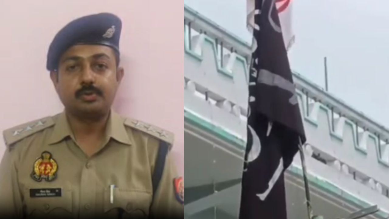 Deoria News: मझौलीराज में झंडे को लेकर मचा बवाल, नीचे बनी थी AK-47 की तस्वीर; पुलिस ने 3 को दबोचा