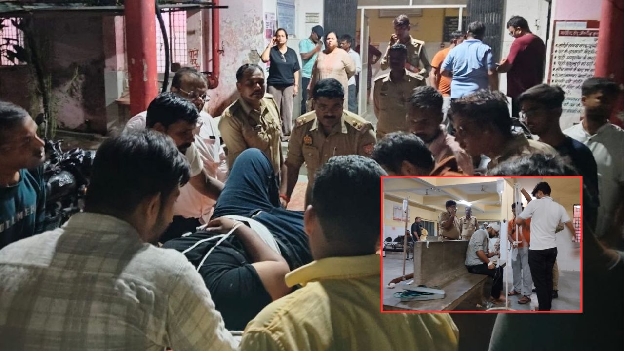 SUV में सवार थे 4 लोग, तभी अचानक हुआ कुछ ऐसा… एक्सप्रेसवे से खाई में जा गिरी कार