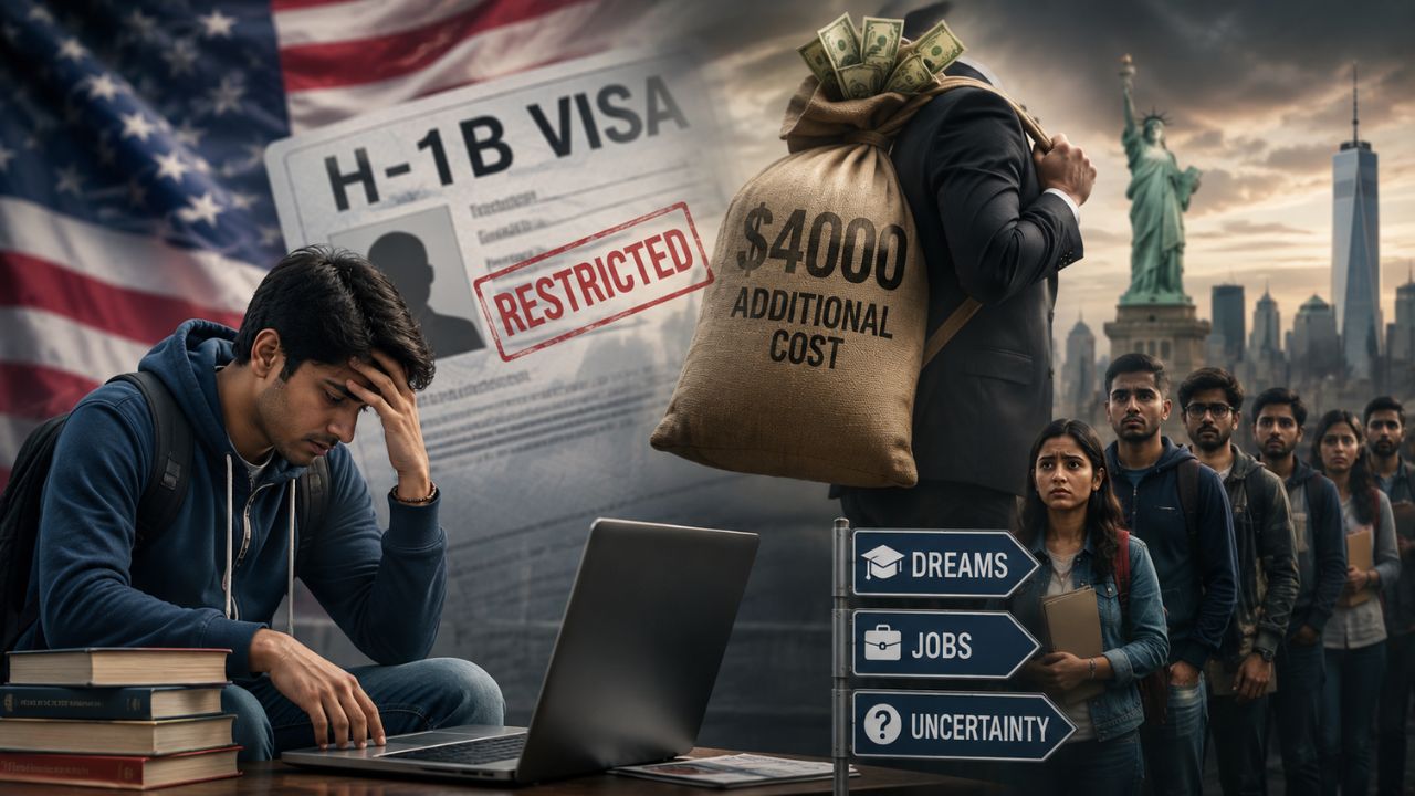 US Visa New Rules: अमेरिका जाने से सहम रहे भारतीय छात्र और बदल रहे हैं अपना प्लान? H-1B फीस बना जंजाल