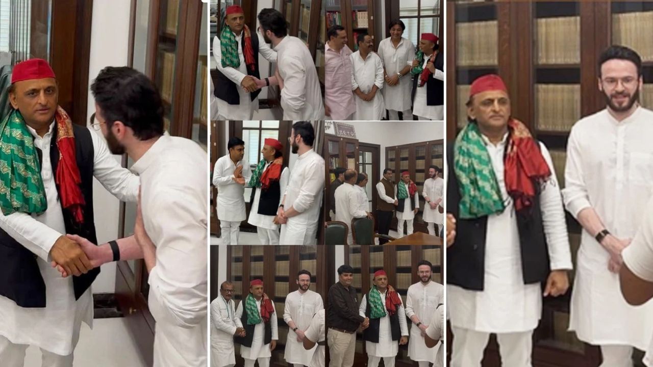 यूपी चुनाव से पहले कांग्रेस को झटका, अखिलेश यादव की मौजूदगी में इमरान मसूद के दामाद सपा की साइकिल पर हुए सवार