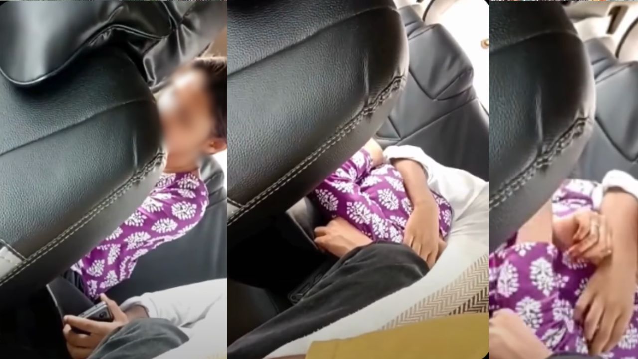 Viral Video: कैब में कपल की हरकतों से परेशान हुआ ड्राइवर? बोला- ‘ओयो बुक कर दूं?’, वीडियो ने मचाई हलचल
