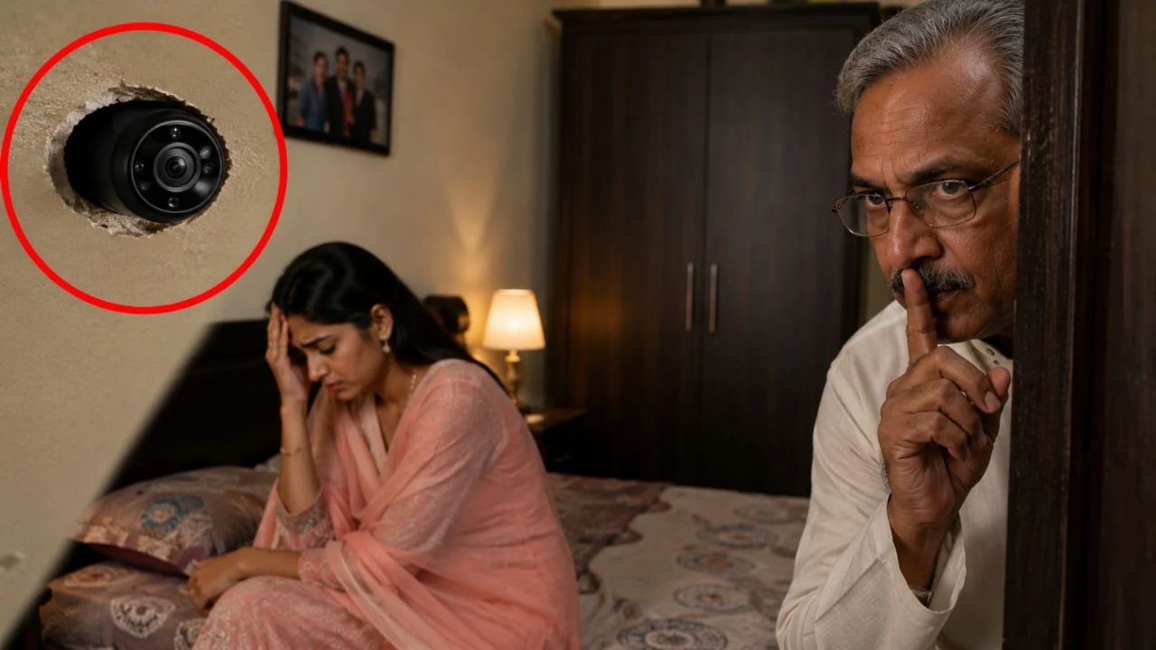 “बेडरूम में कैमरा देखकर दंग रह गई बहू!” ससुर ने नजर रखने के लिए की घिनौनी हरकत, फिर जो हुआ उसने उड़ाए होश