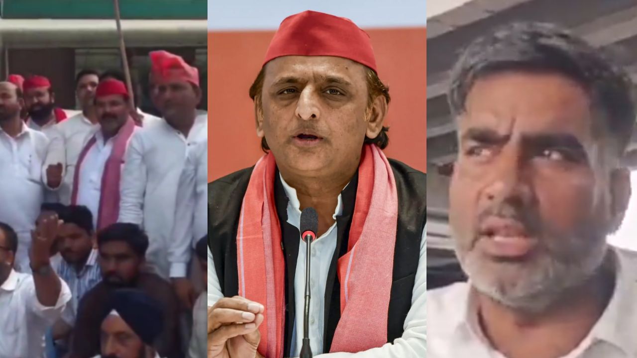 ‘अखिलेश भैय्या का अपमान नहीं सहेगा हिन्दुस्तान’ के नारों से गूंजा मेरठ, अतुल प्रधान ने हटवाया होर्डिंग
