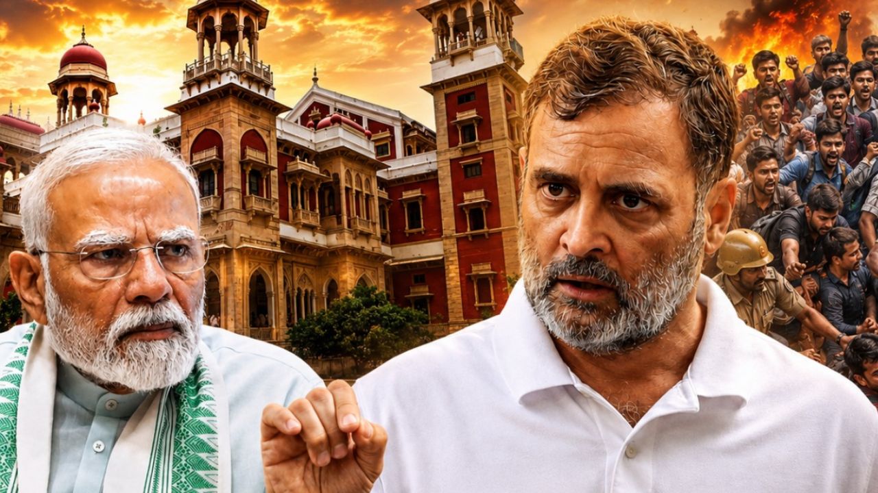 “सवाल पूछो तो लाठी…आवाज उठाओ तो पेलेट गन”, इलाहाबाद विश्वविद्यालय में चल रहे छात्र आंदोलन को राहुल गांधी ने सरकार पर साधा निशाना