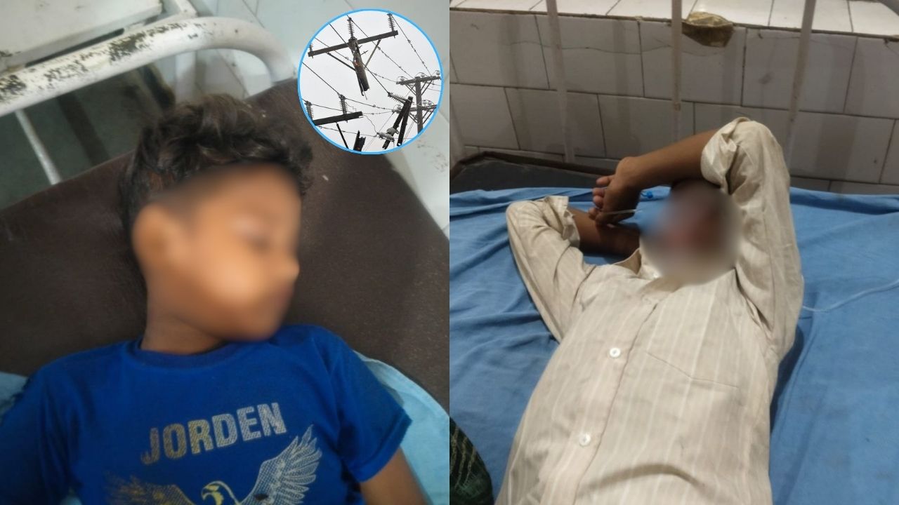 हाईटेंशन लाइन की चपेट में आई श्रद्धालुओं की ट्रॉली, करंट से 1 युवक की मौत, 7 बच्चे झुलसे