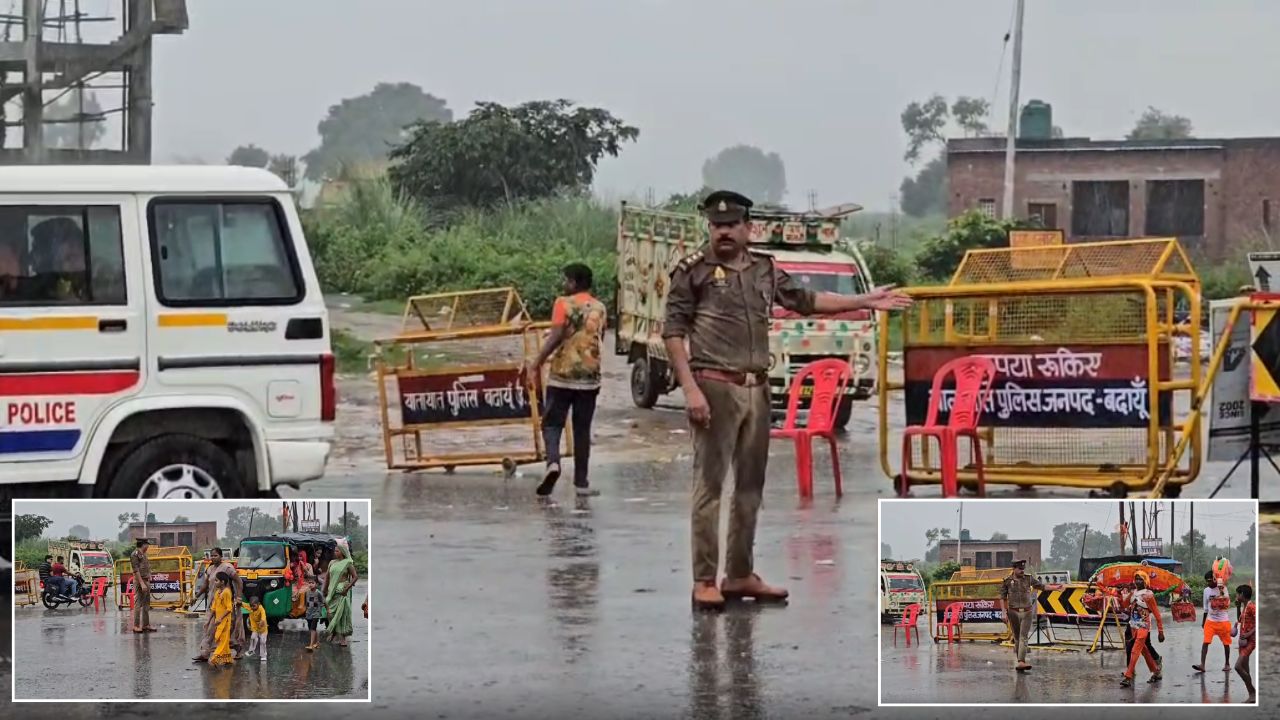 तन पर खाकी और फर्ज से बड़ा कुछ नहीं! मूसलाधार बारिश में कांवड़ियों के लिए सड़क पर उतरे SHO, वीडियो ने जीता दिल