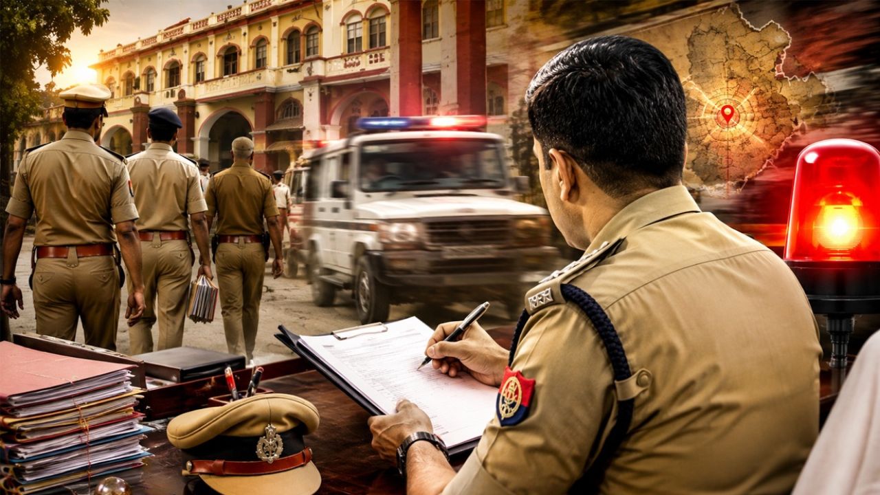 देवरिया में बड़ा प्रशासनिक फेरबदल: एसपी अभिजीत आर शंकर ने चलाई तबादला एक्सप्रेस, कई निरीक्षकों के बदले कार्यक्षेत्र