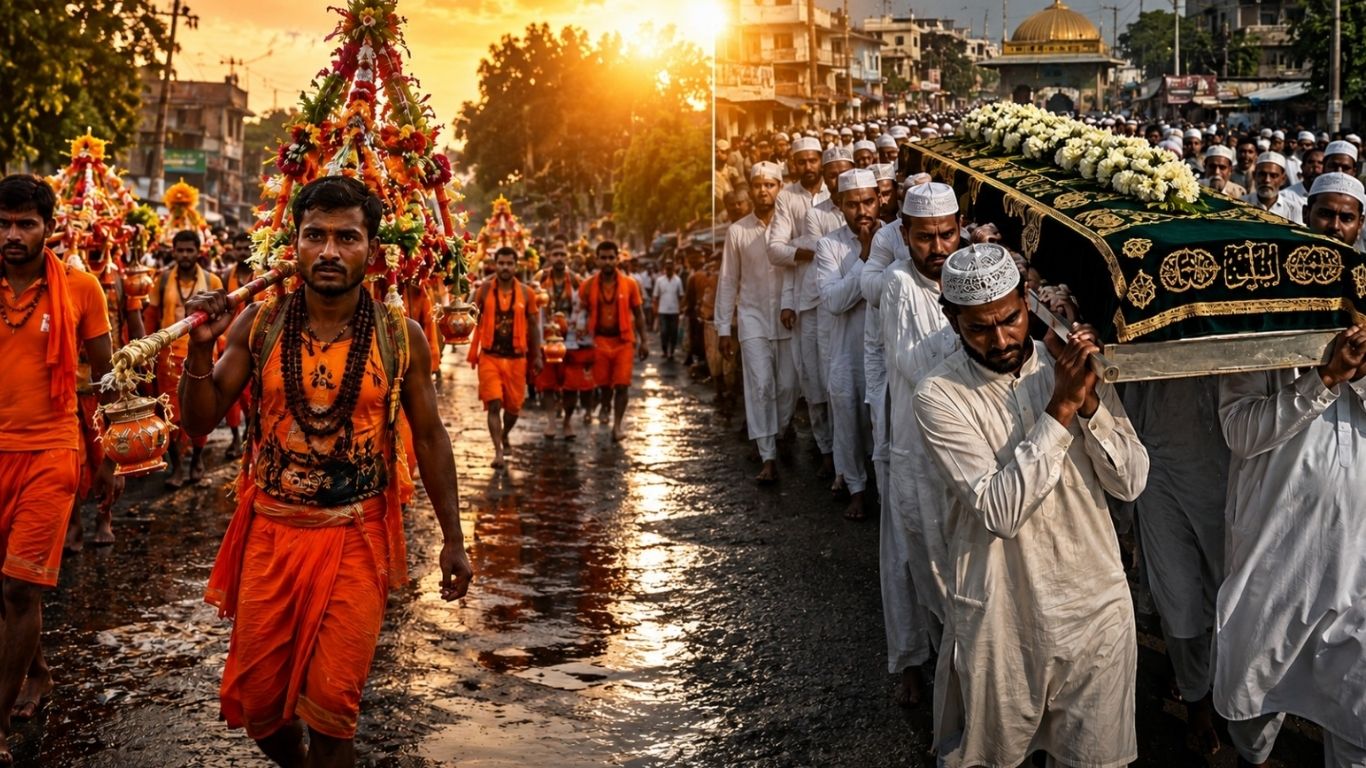 एक तरफ कांवड़ यात्रा, दूसरी तरफ जनाजा…उसके बाद जो हुआ, उसने हर किसी को किया हैरान