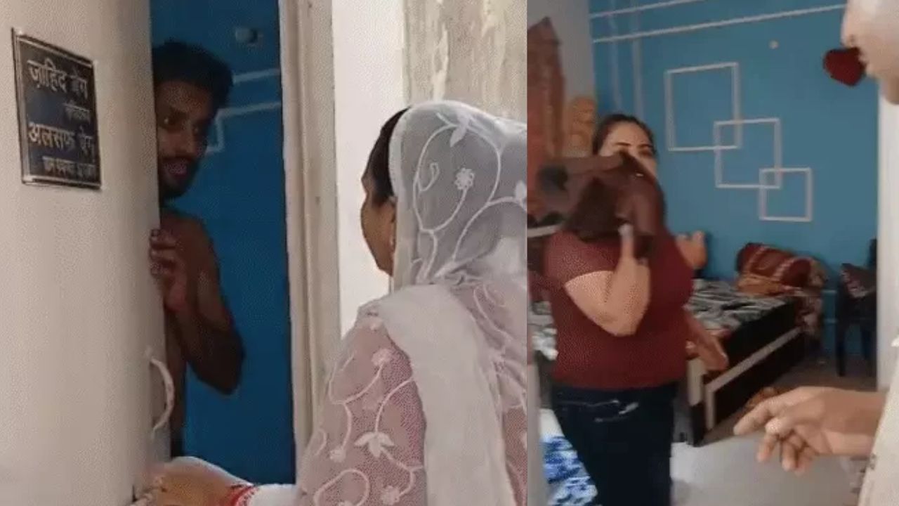लखनऊ में पंचायत सचिव ले रहा था दूसरी औरत के साथ मजे, बीवी पहुंची मौके पर तो…