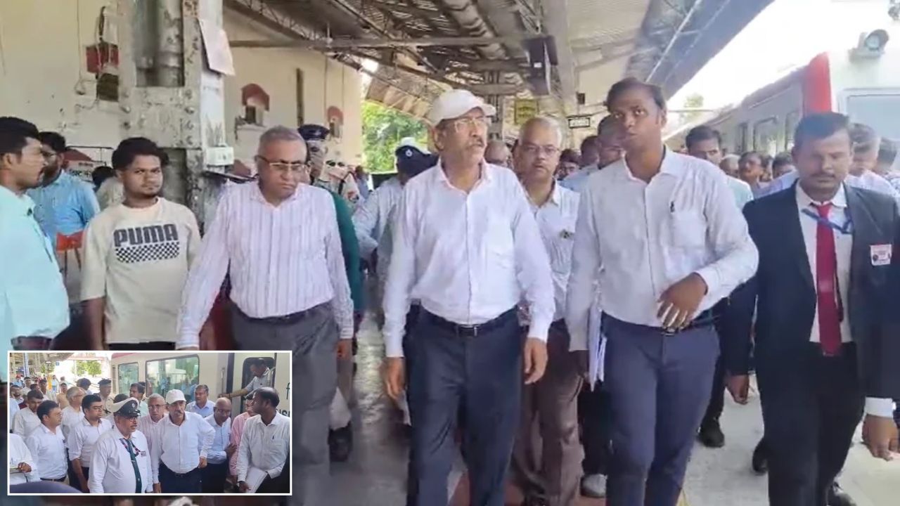 यात्रियों को नहीं होनी चाहिए असुविधा! आनंदनगर स्टेशन पहुंचे रेलवे जीएम, विधायक ने रखा 5 सूत्रीय मांगों का पिटारा