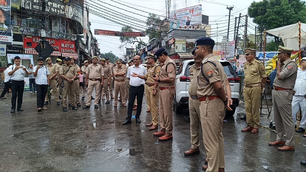 कांवड़ यात्रा के आखिरी पड़ाव पर सुरक्षा चाक-चौबंद, डीआईजी ने लिया व्यवस्थाओं का जायजा