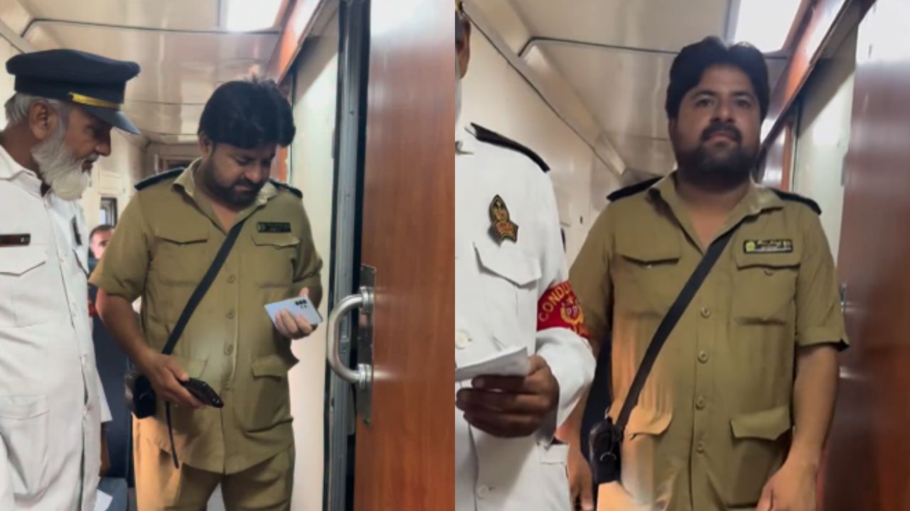 ‘टीटीई है या वॉचमैन?’ पाकिस्तानी ट्रेन के 1AC में टिकट चेकिंग का वीडियो वायरल, यूनिफॉर्म देख भारतीयों ने लिए मजे