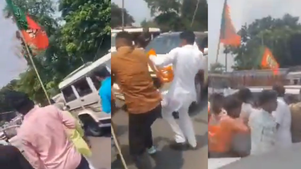 देवरिया में भाजपा नेता के सामने ही बिगड़ा माहौल? स्वागत कार्यक्रम में भिड़े समर्थक, मची अफरा-तफरी
