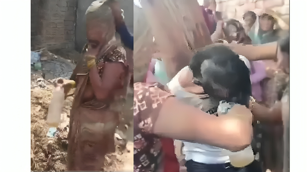 चेहरे पर कालिख, मुंडवाया सिर और पेड़ से बांधकर जमकर पिटाई: अलीगढ़ में भीड़ ने पार की हैवानियत की हदें