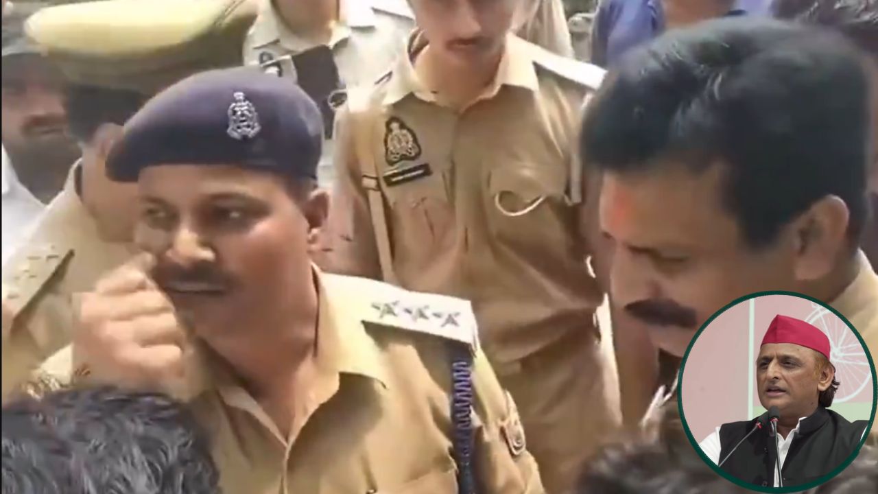 “मूंछों पर ताव और कानून ताक पर?” CO के तेवर पर अखिलेश यादव का तीखा वार, बोले- “जनता सब देख रही है”