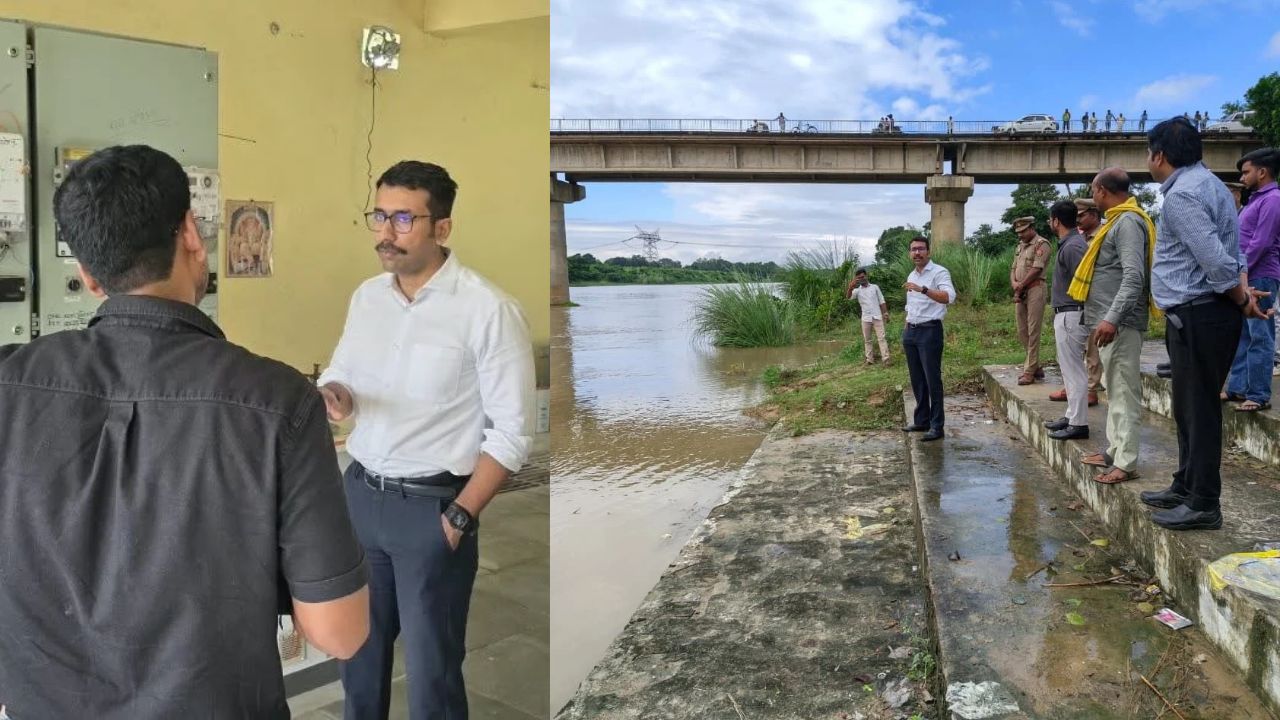 बारिश ने बढ़ाई मुश्किलें तो खुद मैदान में उतरे अमेठी के डीएम, बिजली से जलभराव तक की जमीनी हकीकत परखी