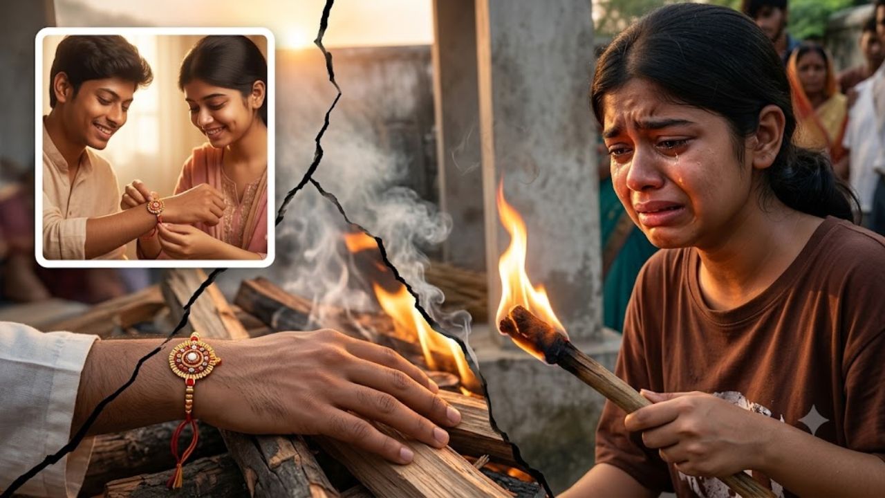 रक्षाबंधन पर जिस भाई की कलाई पर बांधी थी राखी, उसी को बहन ने दी मुखाग्नि; अंतिम विदाई का ये दृश्य रुला देगा