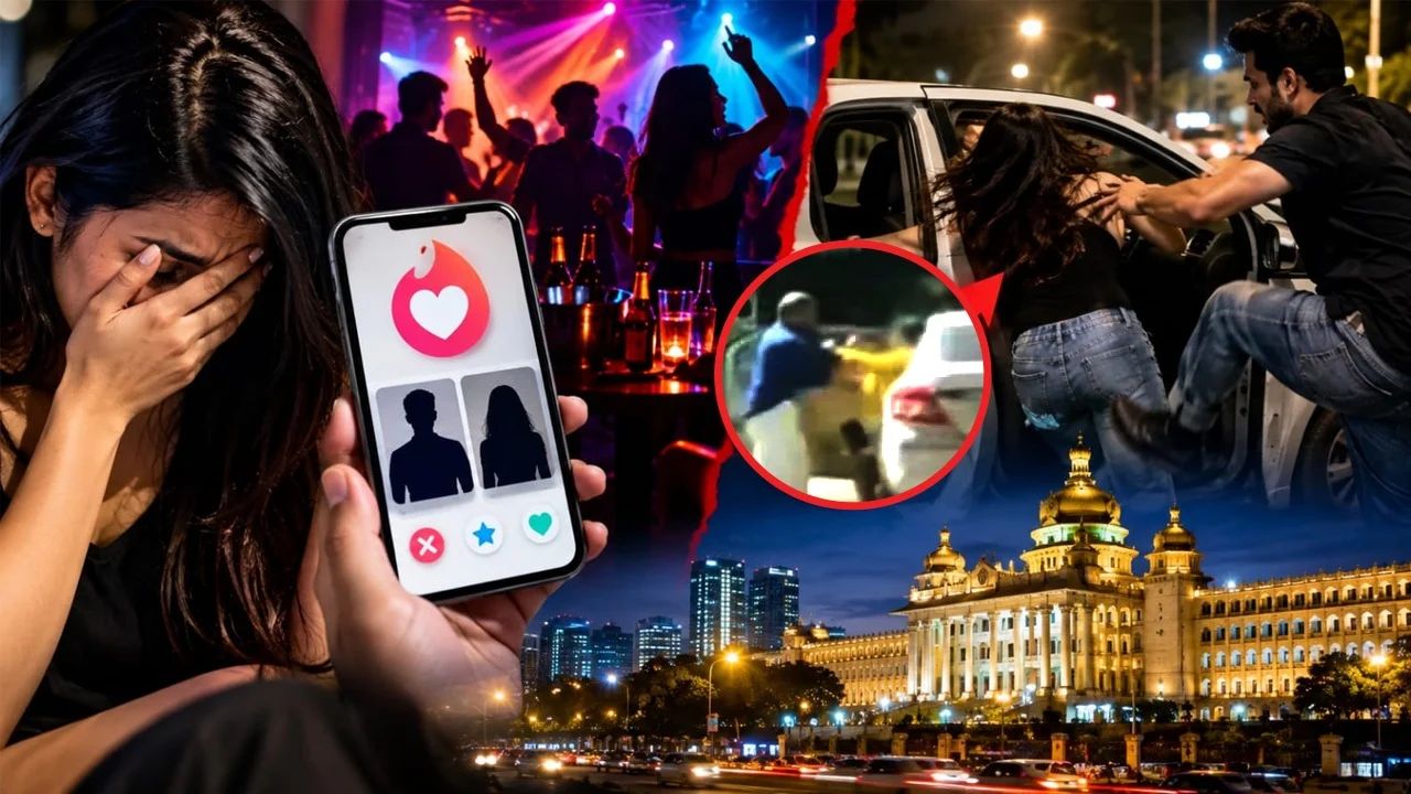 डेटिंग ऐप से हुई मुलाकात, बेंगलुरु में पार्टी और फिर कैब में बवाल; लड़की को धकेला, सड़क पर भी नहीं थमा झगड़ा, आखिर क्यों?