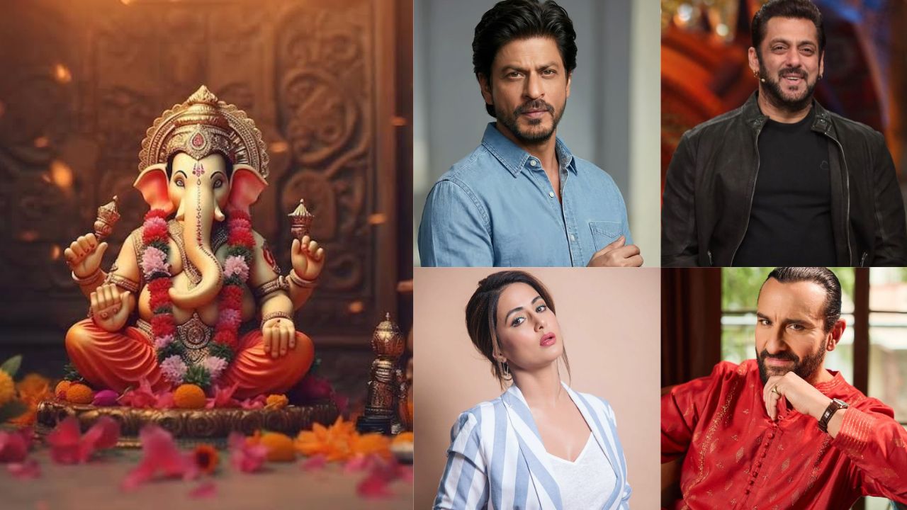 शाहरुख से लेकर सलमान तक: जानिए कैसे बॉलीवुड और TV के ये मुस्लिम सितारे मनाते हैं गणेश चतुर्थी?