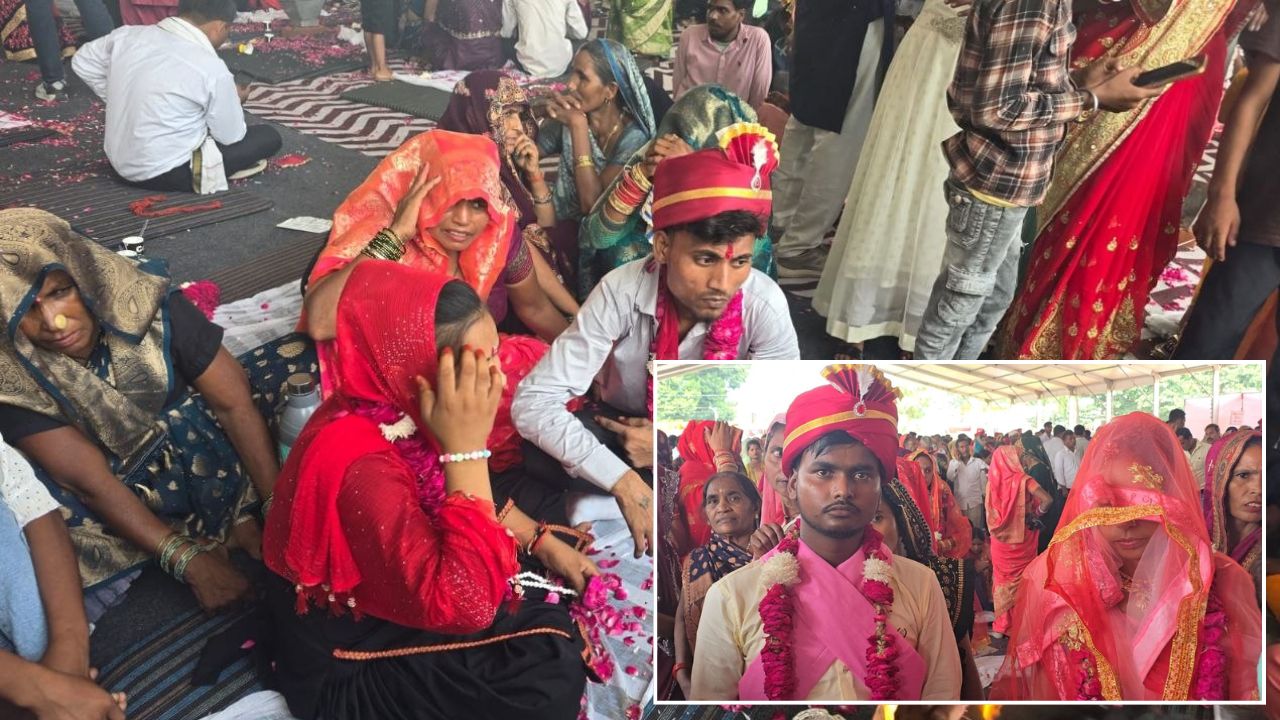 बदायूं में मुख्यमंत्री सामूहिक विवाह योजना पर सवाल: 21 हजार के सामान में घटिया गद्दे देने का आरोप, सवालों से बचती दिखीं अधिकारी