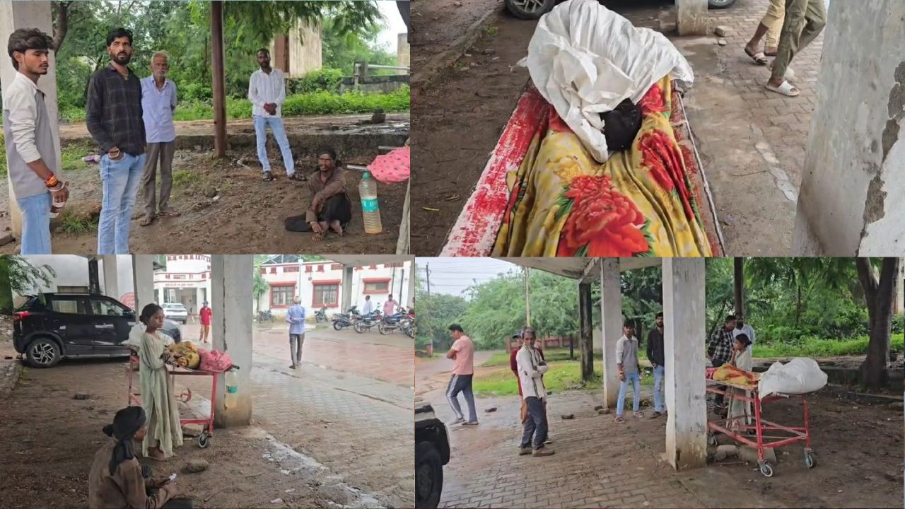पैसे नहीं थे… बारिश में स्ट्रेचर पर पत्नी का शव लेकर घंटों बैठा रहा पति, मासूम बेटी रोती रही; फिर जो हुआ उसने झकझोर दिया