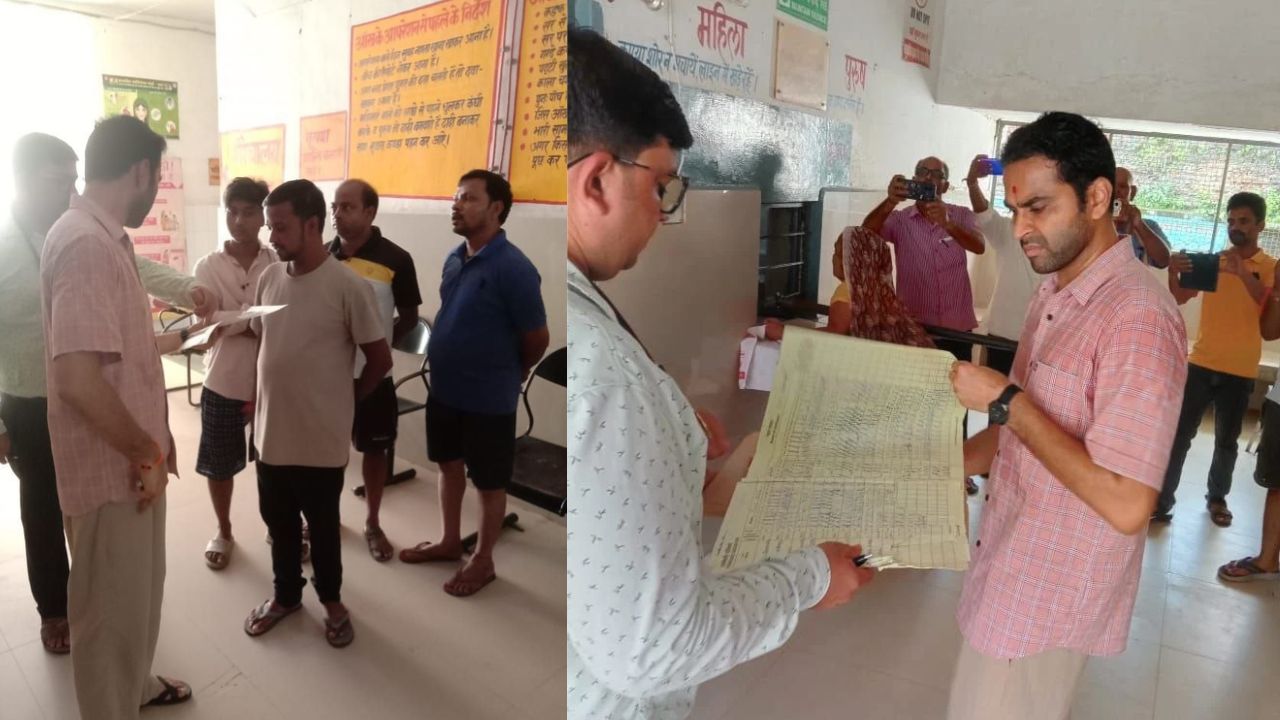अचानक अस्पताल पहुंचे देवरिया DM, खुल गई ऐसी पोल कि 10 कर्मचारियों पर गिरी गाज