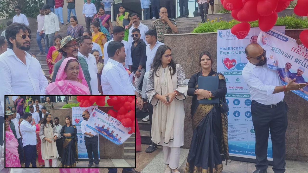 विश्व हृदय दिवस पर देवघर में खास पहल, 1000 लोगों की ECG जांच; डॉक्टरों ने नशे-तनाव से बचने की दी सलाह