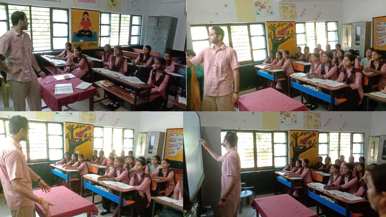 Deoria News: अचानक स्कूल पहुंचे डीएम, खुद संभाली क्लास और पूछ डाले ऐसे सवाल, छात्राओं में मची हलचल