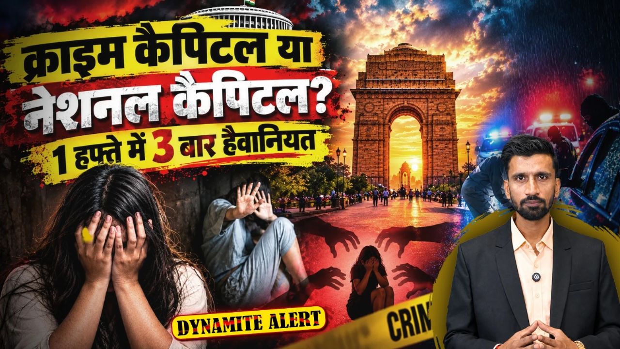 Dynamite Alert | दिल्ली में लगातार वारदात; रेप केसों से हिली राजधानी, देखिये क्राइम डायरी