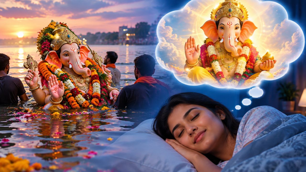 Ganesh Visarjan 2026: गणेश विसर्जन के बाद सपने में दिखे बप्पा? जानिए क्या मिलने वाला है बहुत बड़ा दैवीय संकेत