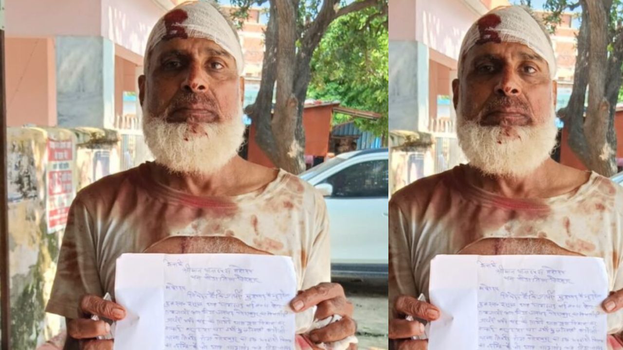 घास-फूस साफ करने को लेकर हुआ विवाद, 60 वर्षीय वृद्ध पर चाकू और रॉड से हमला; जान से मारने की धमकी का आरोप