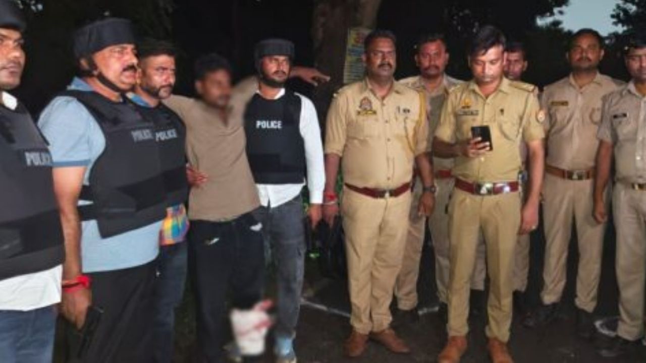 गोरखपुर में तड़के मुठभेड़, पुलिस पर चलाई गोली; जवाबी फायरिंग में शातिर चोर के पैर में लगी गोली