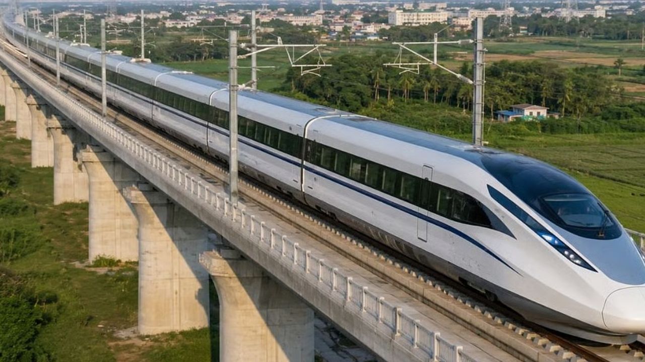 Bullet Train Corridor: दिल्ली से आगरा सिर्फ 58 मिनट में, लखनऊ-वाराणसी तक दौड़ेगी हाईस्पीड ट्रेन; जानें पूरा रूट