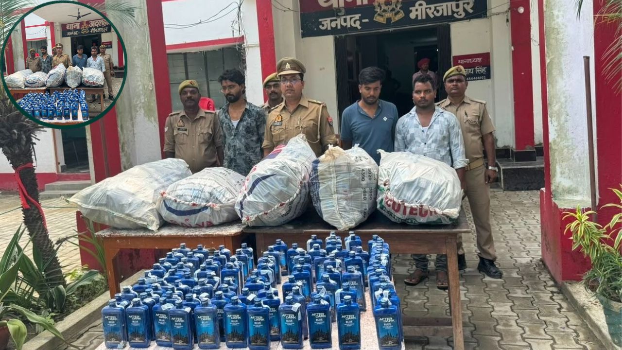 मिर्जापुर पुलिस ने तोड़ी डाली शराब तस्करों की कमर, एमपी से बिहार तक फैला था जाल