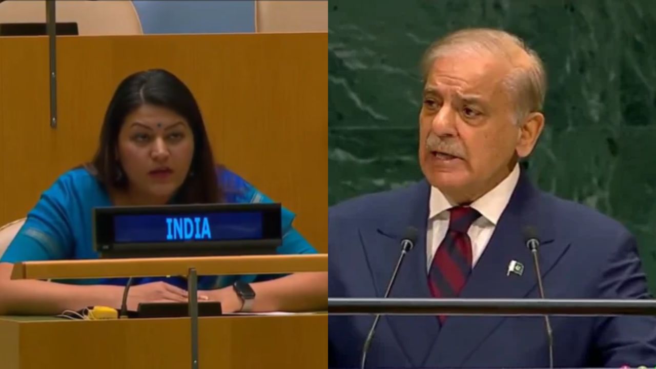 UNGA में गूंजी भारत की दहाड़: दुनिया के सामने पाकिस्तानी पीएम शहबाज शरीफ को लताड़ा,  बेनकाब किया आतंकी चेहरा
