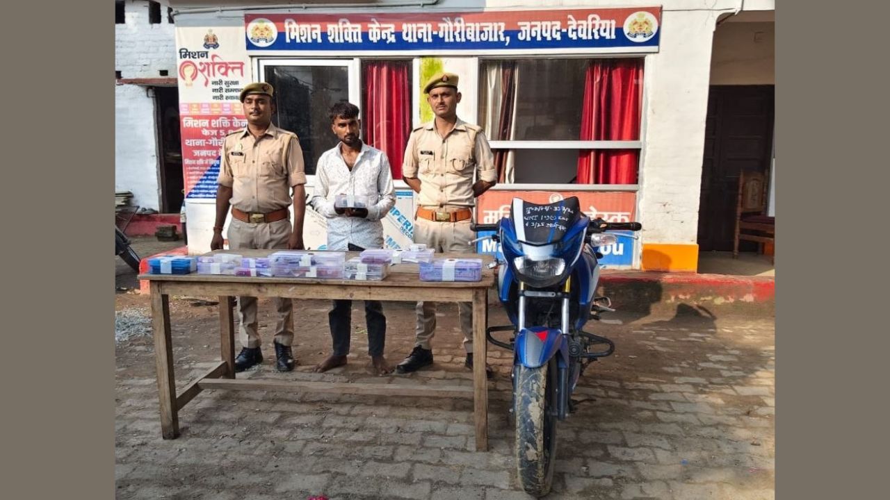 हथियार और बोरी भर आभूषण: देवरिया में सर्राफा चोरी का पर्दाफाश, पुलिस मुठभेड़ के बाद दबोचे गए 5 आरोपी