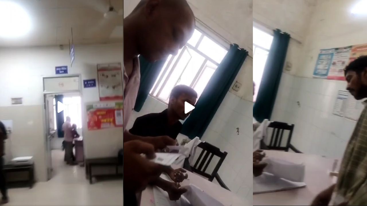 स्वास्थ्य व्यवस्था पर उठे बड़े सवाल: कानपुर के ट्रॉमा सेंटर में डॉक्टर की जगह मरीजों का इलाज करता दिखा ड्राइवर
