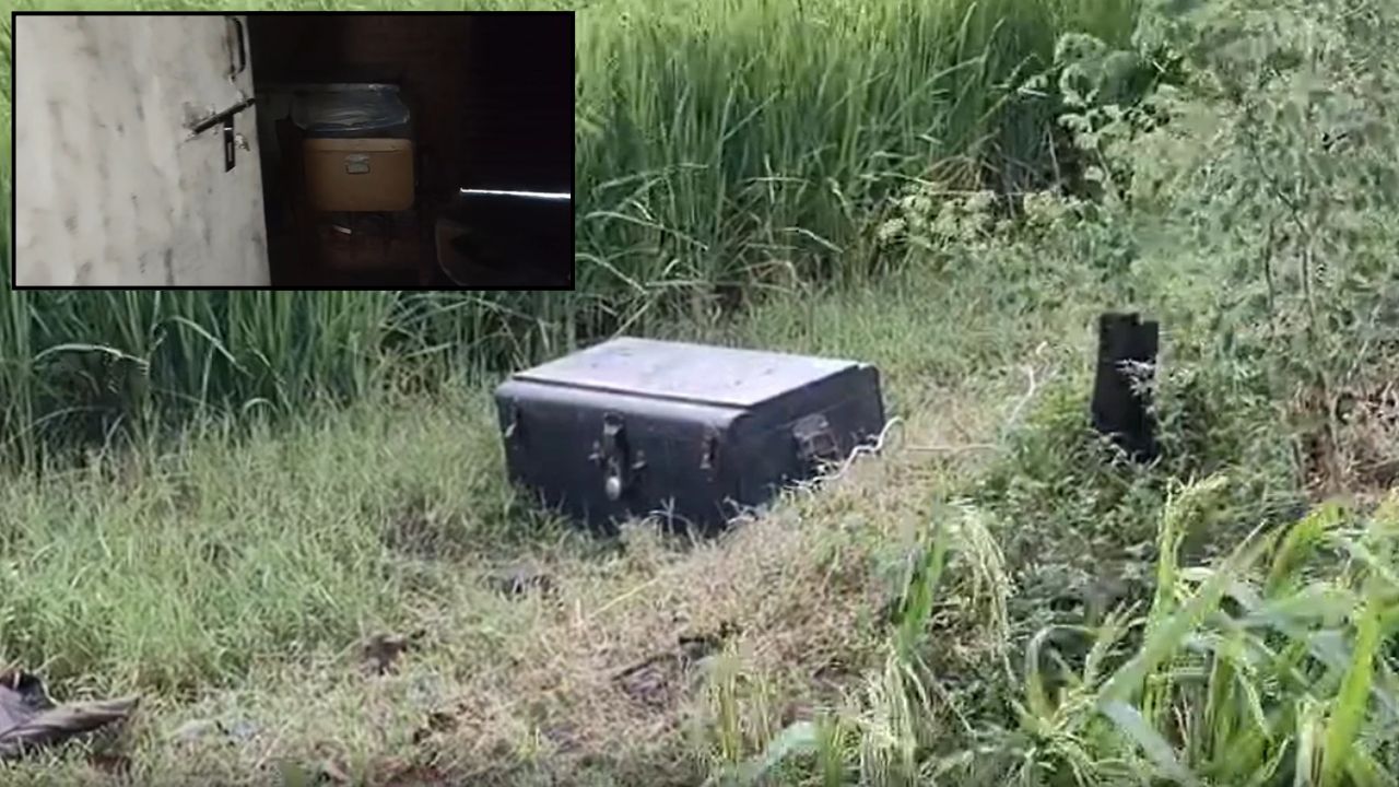 कोल्हुई में दरवाजा तोड़कर घर में घुसे चोर, बक्सा खेत में फेंका; टूटा दरवाजा देख मचा हड़कंप