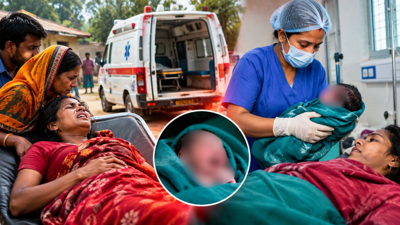 Mirzapur: एंबुलेंस के लिए डेढ़ घंटे तड़पती रही रेफर प्रसूता, फिर सीएचसी में ही गूंजी किलकारी