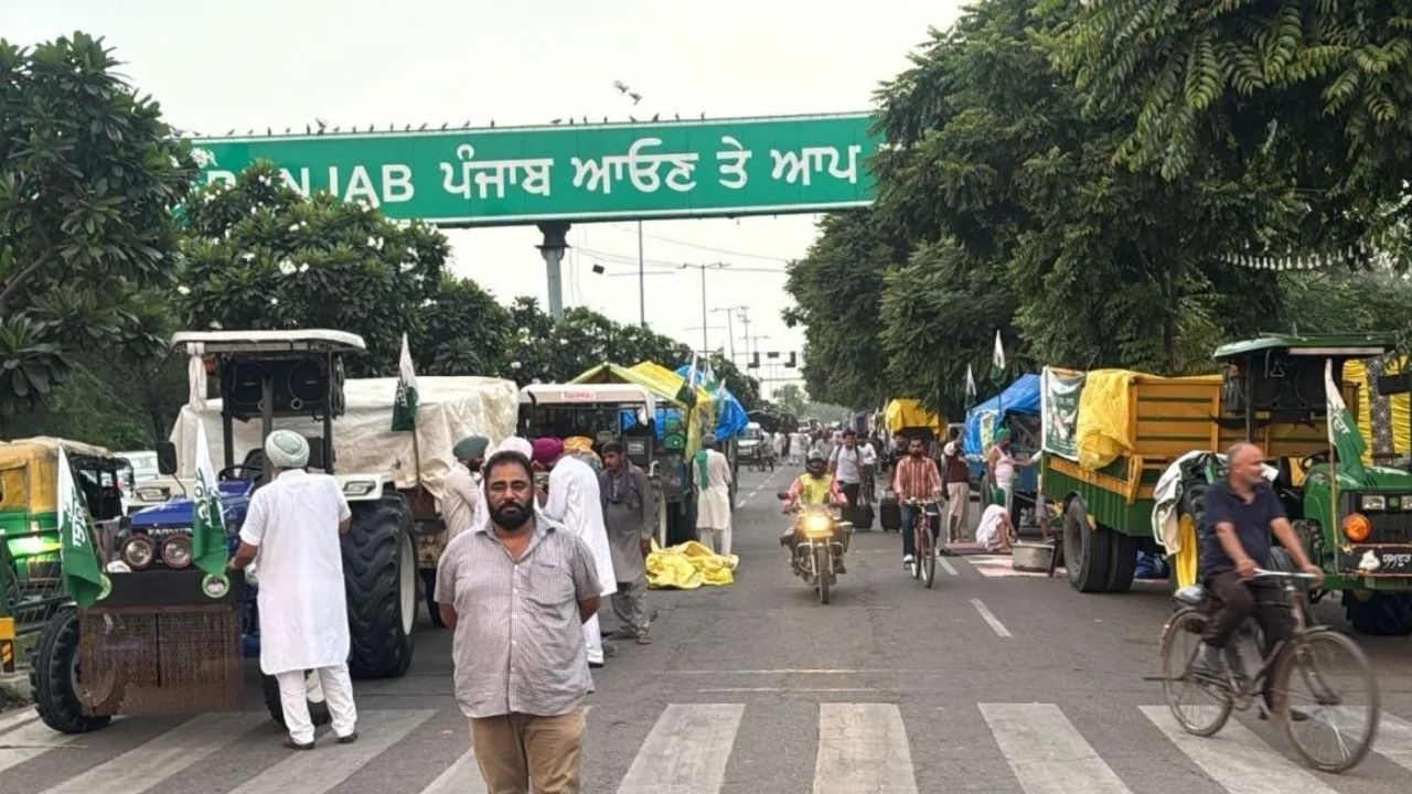 Mohali-Chandigarh Border Traffic Alert: किसान कैंप के चलते बदला रूट, एयरपोर्ट रोड पर जाने से पहले देखें डायवर्जन