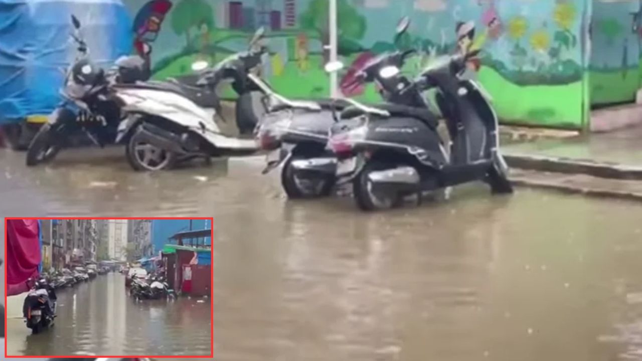 Video: मायानगरी में मानसूनी तबाही, महज दो घंटे की झमाझम बारिश से जलमग्न हुई मुंबई की सड़कें