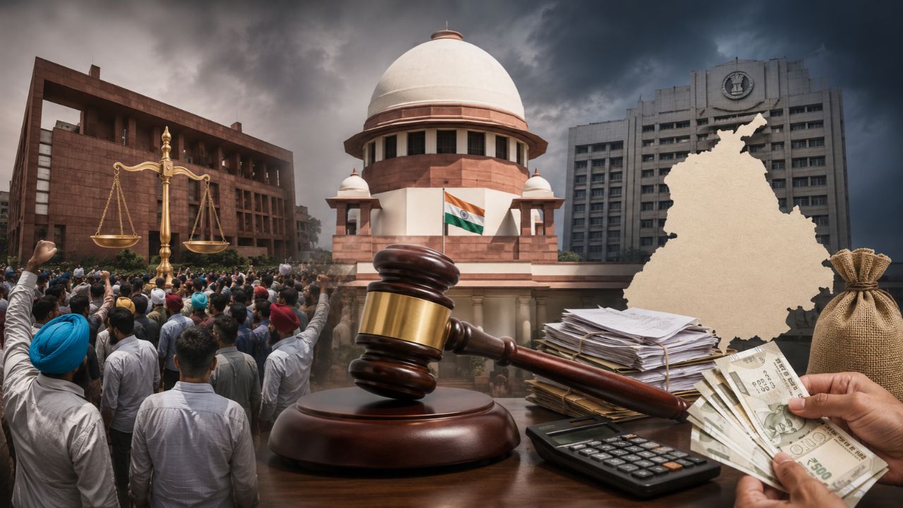 पंजाब में DA पर आर-पार: हाई कोर्ट का चाबुक, सुप्रीम कोर्ट पहुंची सरकार, जानें 7.5 लाख कर्मचारियों के हक का पूरा सच