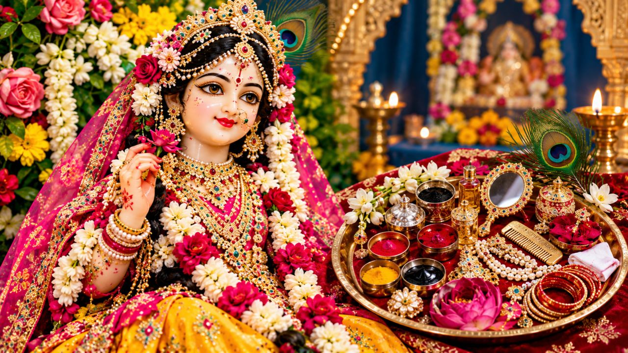 Radha Ashtami 2026: राधा अष्टमी पर किशोरी जी को चढ़ाये ये 16 श्रृंगार, मिलेगा मनचाहा जीवनसाथी और कान्हा का प्रेम