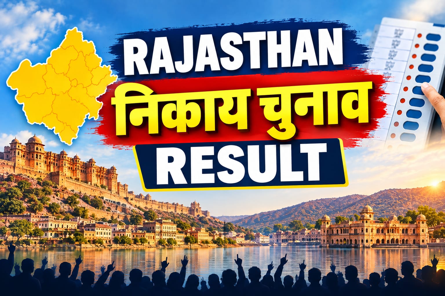 राजस्थान निकाय चुनाव में BJP का दबदबा, 4 निगमों पर कब्जा; बीकानेर में कांग्रेस ने मारी बाजी