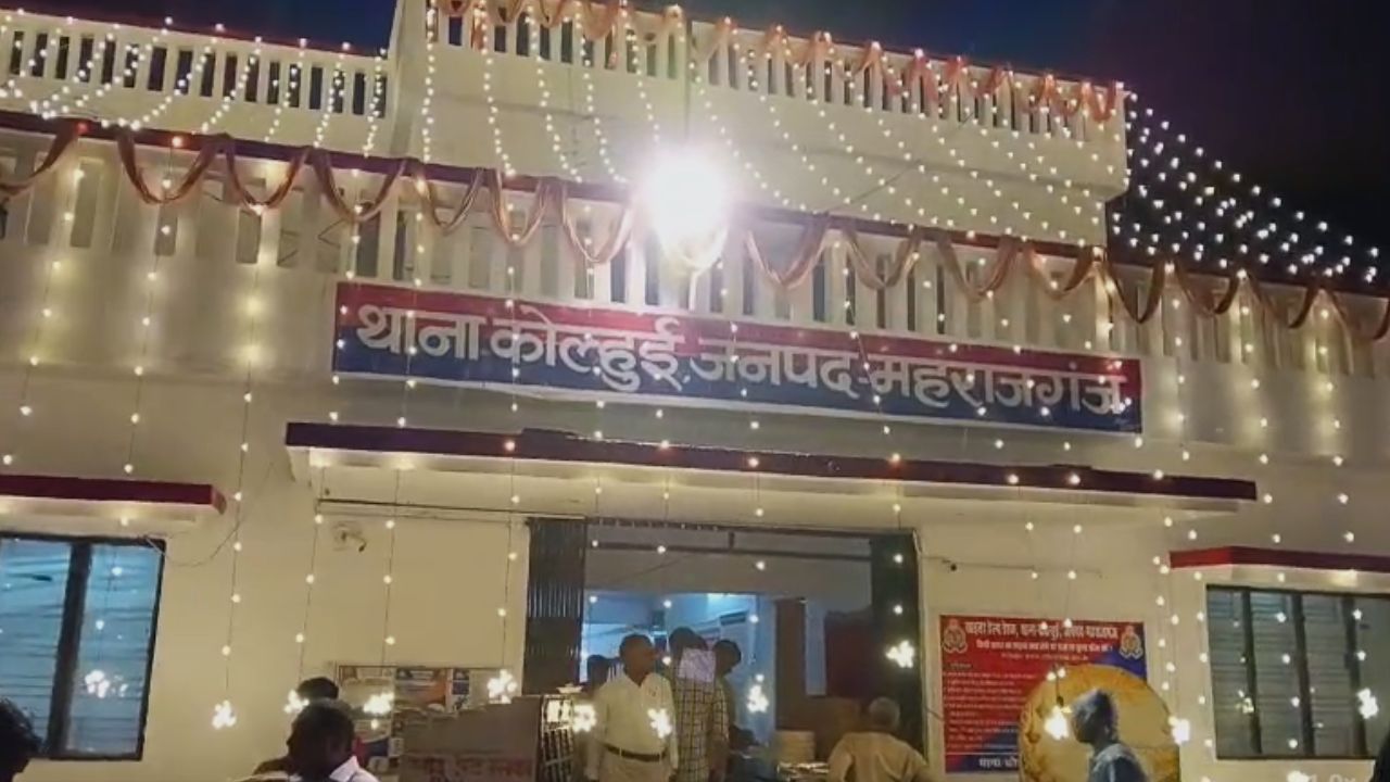 कोल्हुई थाने में दिखा भक्ति का रंग, सजावट और झांकी ने जीता श्रद्धालुओं का दिल