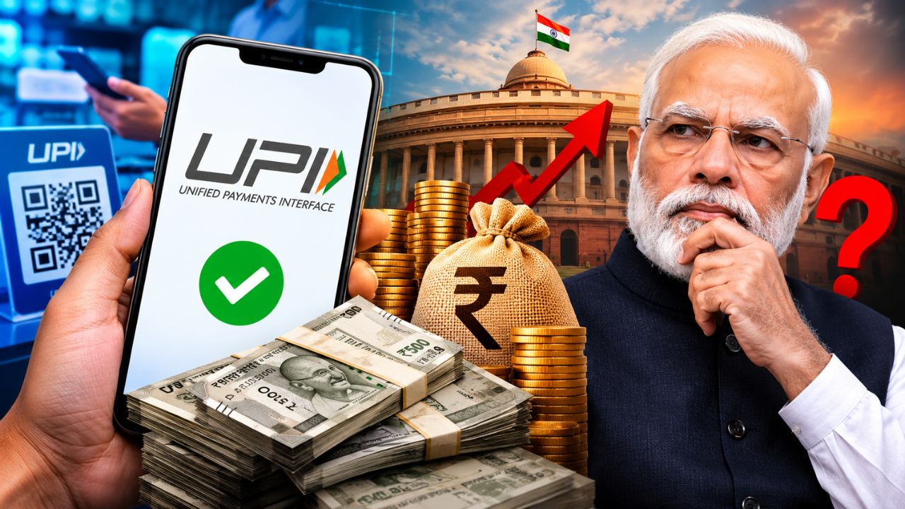 6 साल से फ्री UPI अब बदलेगा खेल! ₹15,000 करोड़ की कमाई, सरकार क्यों नहीं ले रही फैसला वापस?