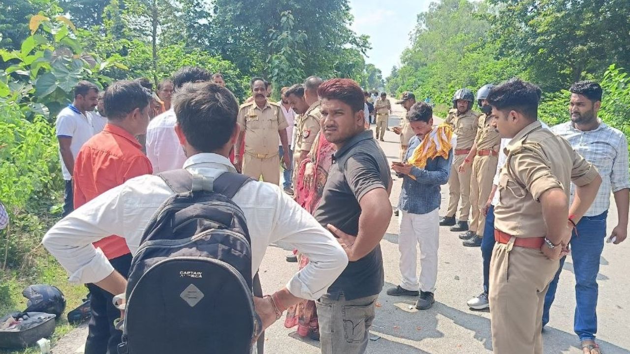 सुल्तानपुर में तेज रफ्तार का कहर: तेज रफ्तार डंपर ने बाइक सवार को कुचला, बिजली विभाग के कर्मचारी की मौत