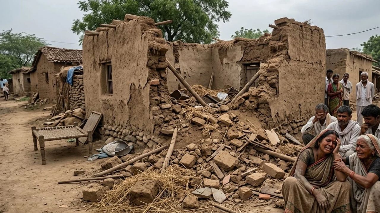 बिस्कुट लेने निकली थी मासूम, रास्ते में अचानक भरभराकर गिरी दीवार; पांच साल की बच्ची की चली गई जान
