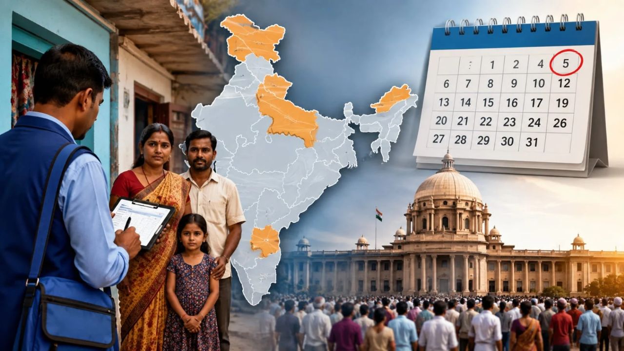 2027 जनगणना का शेड्यूल जारी, UP समेत चार चुनावी राज्यों में इस तारीख से शुरू होगी गिनती