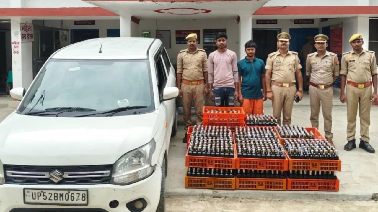 Deoria: हरियाणा से बिहार तक शराब पहुंचाने का प्लान फेल, पुलिस ने ऐसे पकड़ी खेप